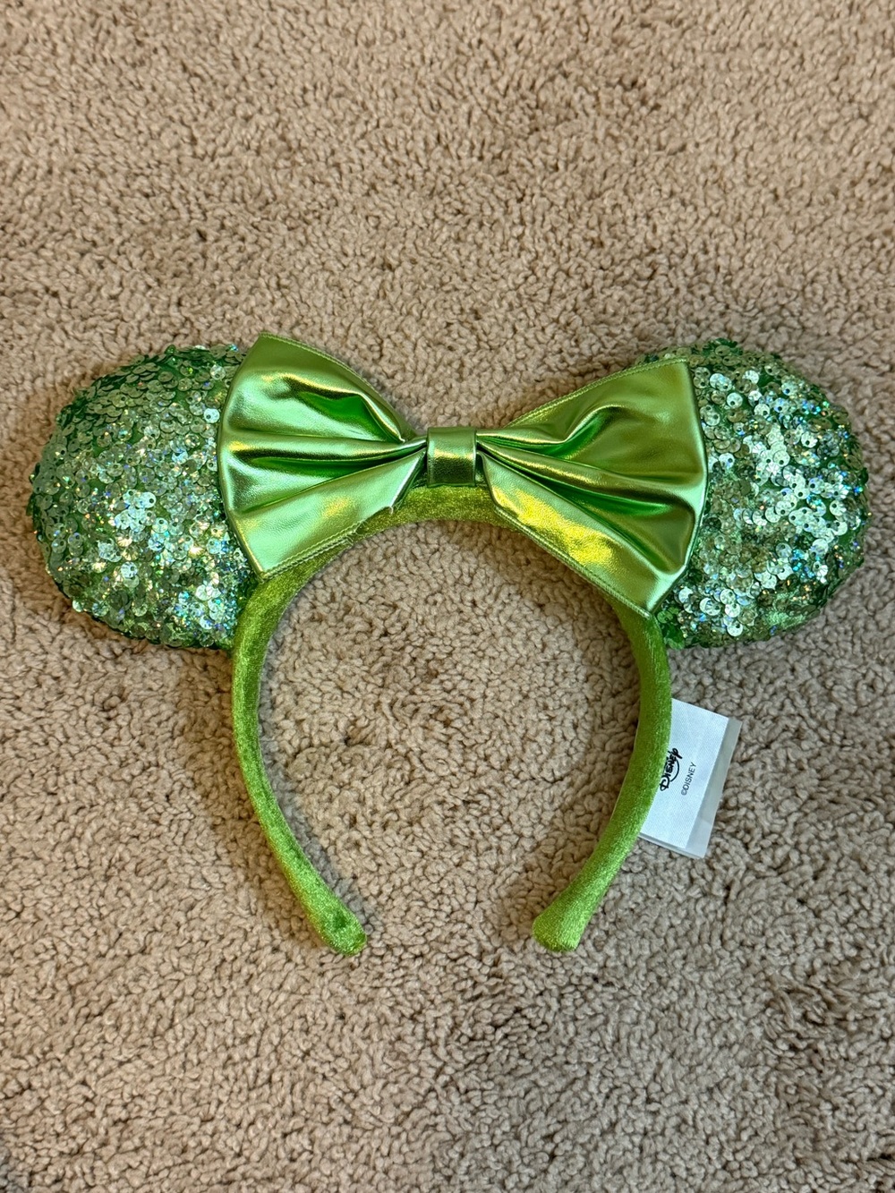 Disney Green Sequin Minnie Headband